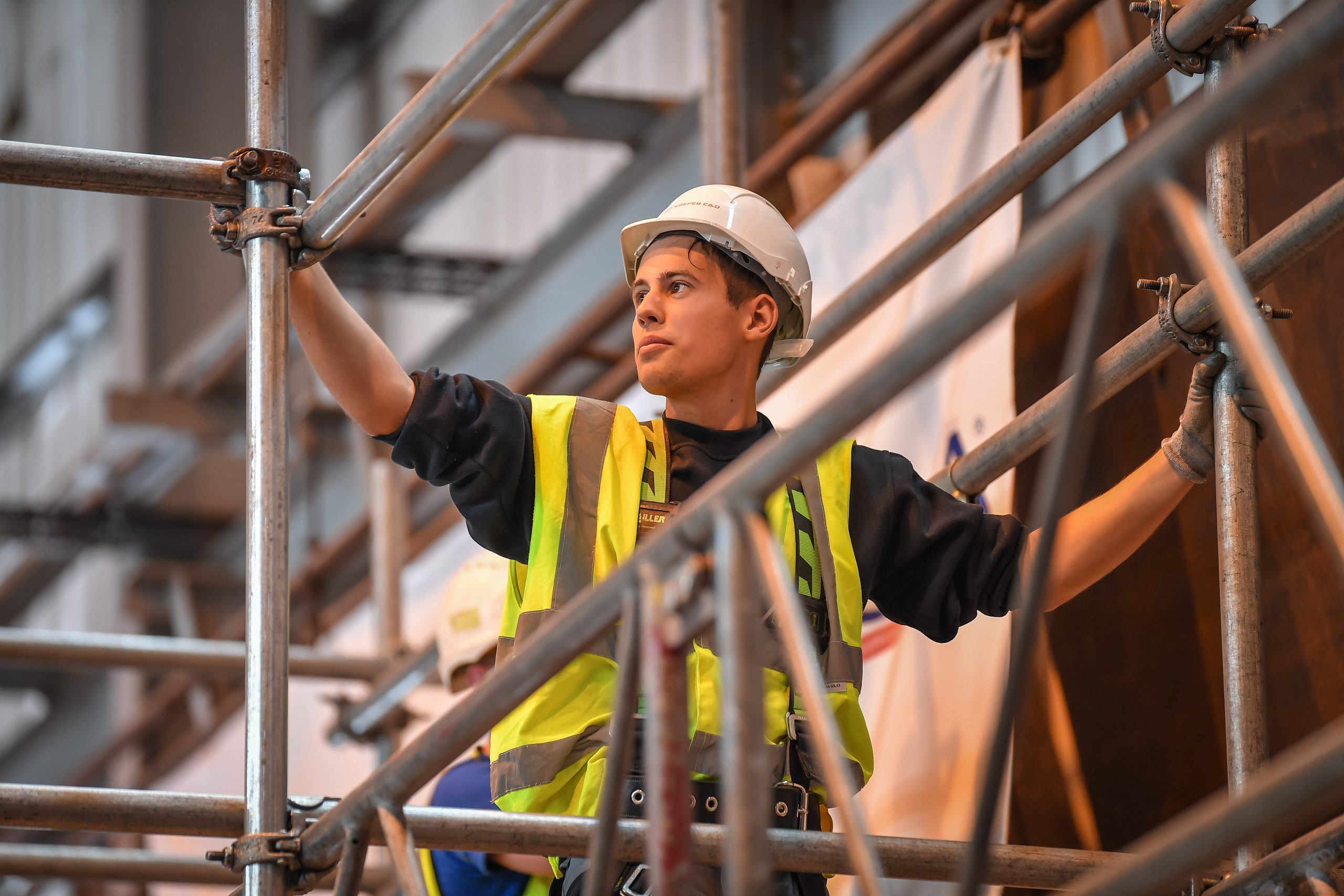 Scaffold worker